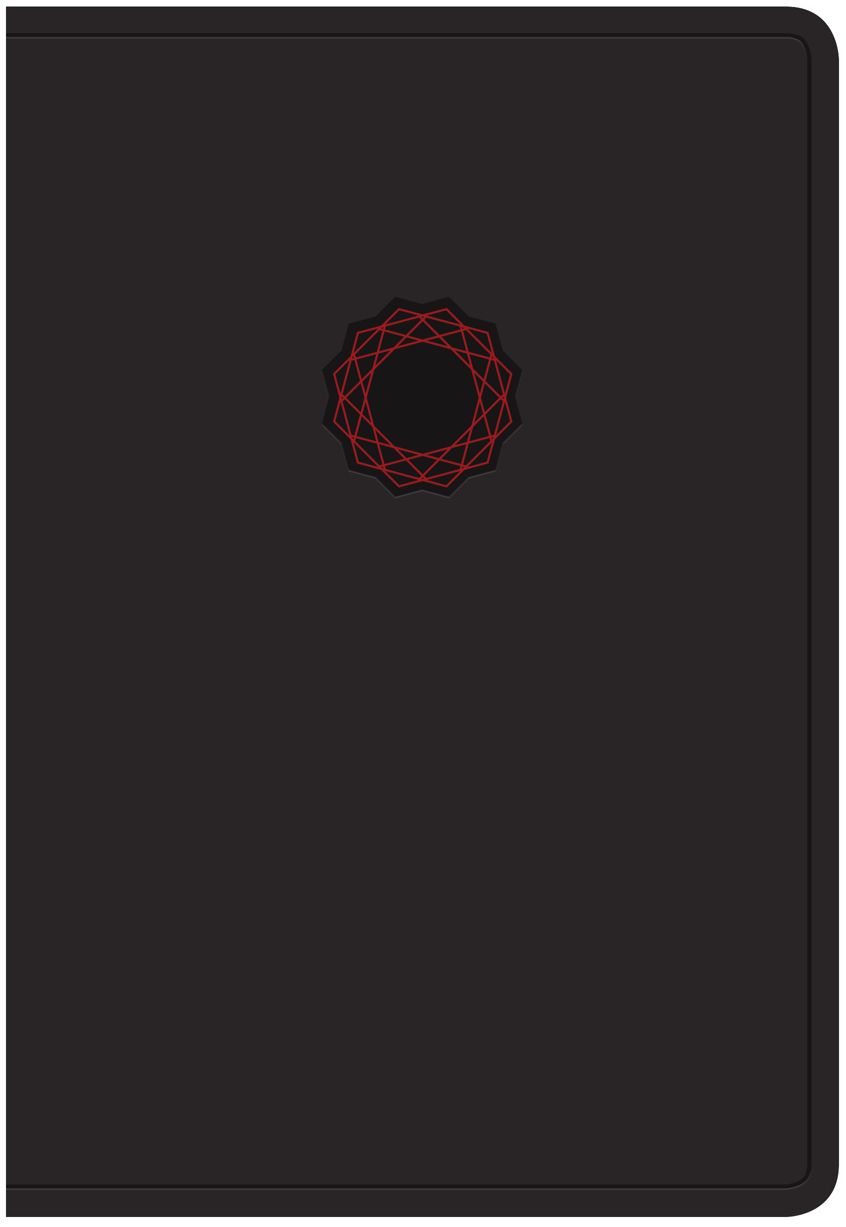 KJV Deluxe Gift Bible, Black/Red LeatherTouch