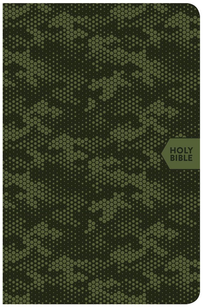 CSB On-the-Go Bible, Green Camouflage