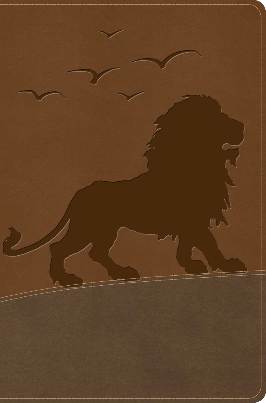 KJV One Big Story Bible, Brown Lion LeatherTouch