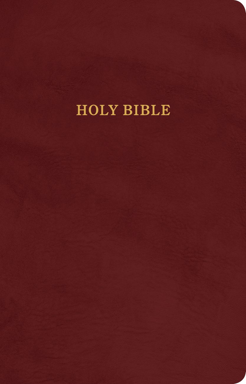 KJV Gift and Award Bible, Burgundy Imitation Leather
